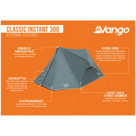 Tente de randonnée Vango Classic Instant 300