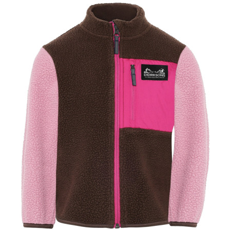 Sweatshirt enfant Didriksons Anten Kids Fullzip 2 Oyster Pink rose Oyster Pink