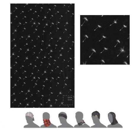 Foulard Sensor Tube Pattern noir / blanc