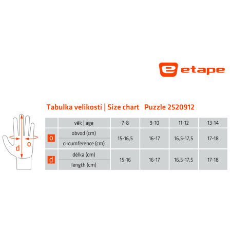Gants enfant Etape Puzzle