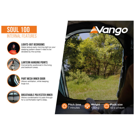 Tente de randonnée Vango Soul 100