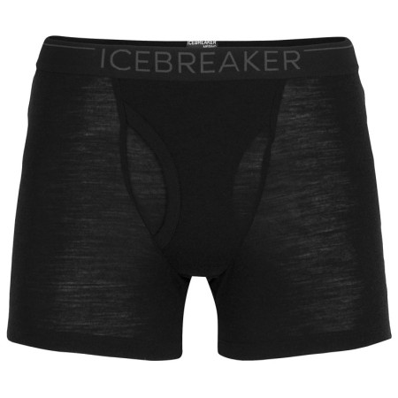 Caleçon homme Icebreaker 175 Everyday Boxers wFly vert Black