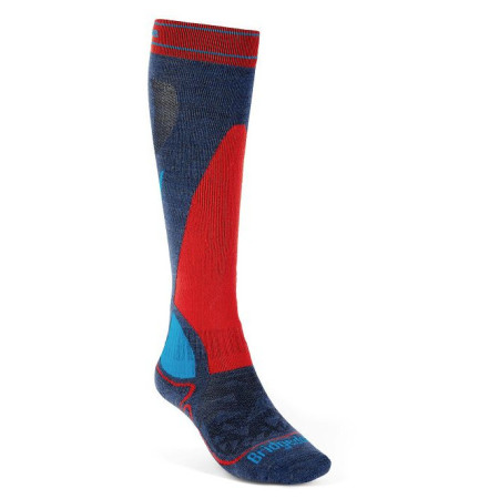 Chaussettes hautes Bridgedale Ski Junior Racer Denim