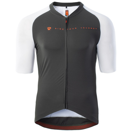 Maillot vélo homme Radvik Echo Gts blanc / noir Bright White/Forest Night