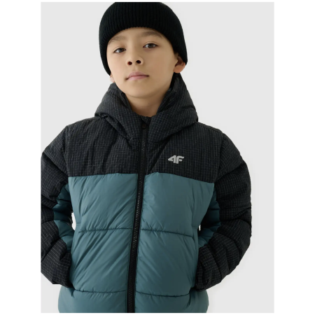 Veste enfant 4F Down Jacket M621 vert OLIVE