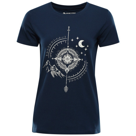 T-shirt femme Alpine Pro Morola bleu foncé MOONLIT OCEAN VARIANTA PB
