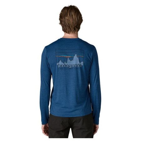 T-shirt homme Patagonia M's L/S Cap Cool Daily Graphic Shirt