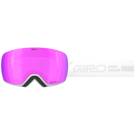 Lunettes de ski femmes Giro Article II W White Rails-Vivid Pink/Vivid Infrared