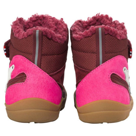 Bottes d'hiver enfant Viking Outdoor Footwear Alv Barefoot Paw Warm WP 2V Burgundy