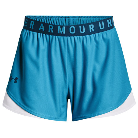 Short femme Under Armour Play Up Shorts 3.0 bleu clair Capri/White/Petrol Blue