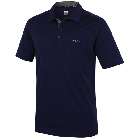T-shirt homme MOOA Polo bleu navy
