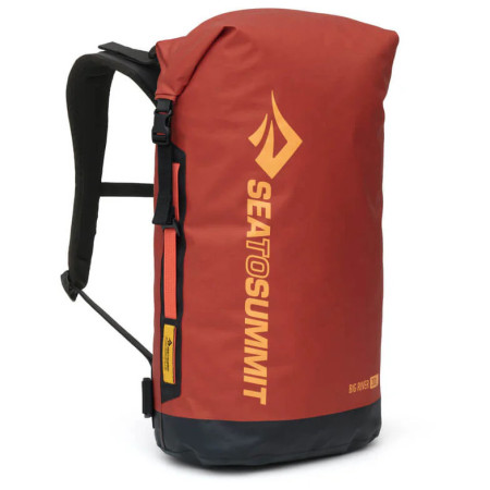Housse étanche Sea to Summit Big River Dry Backpack 30L jaune / rouge Picante Red