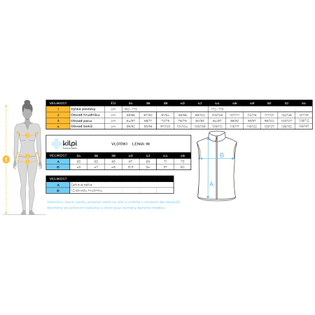 Gilet femme Kilpi Lenia-W