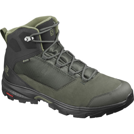 Chaussures homme Salomon Outward Gtx noir/vert Peat