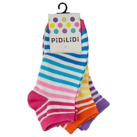 Chaussettes basses pour enfant Pidilidi 3pack PD0130-01
