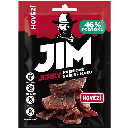 Viande séchée Jim Jerky Jerky bœuf 23 g