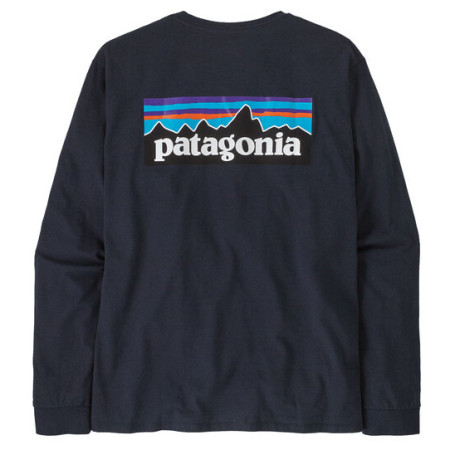 T-shirt homme Patagonia P-6 Logo Responsibili Tee LS