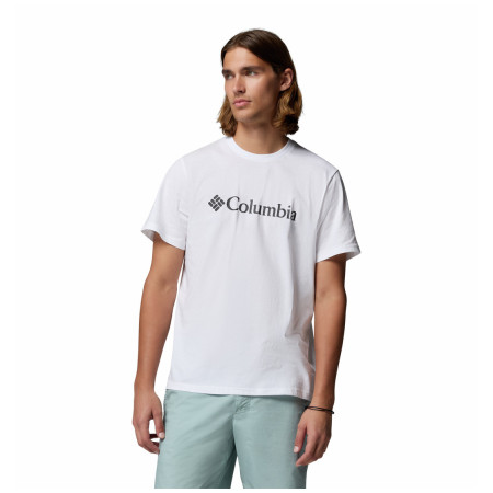 T-shirt homme Columbia CSC Basic Logo™ Tee blanc White, Gem Columbia
