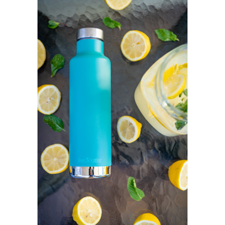 Gourde isotherme en acier inoxydable Klean Kanteen Insulated Classic Narrow 25oz (w/Pour Through Cap)