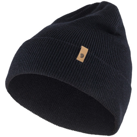 Bonnet d'hiver Fjällräven Classic Knit Hat bleu foncé Dark Navy