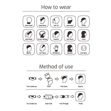 Foulard multifonctionnel WAMU Svítivě zelená (kolekce Bagr)