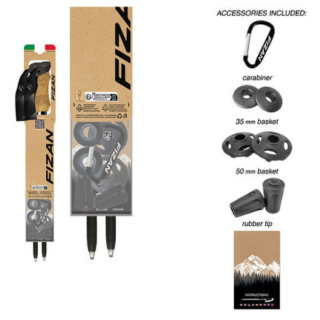 Bâtons randonnée Fizan Compact 4