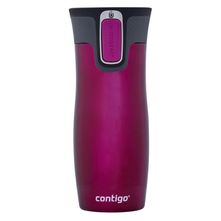 Mug isotherme Contigo West Loop 470ml rose / noir raspberry