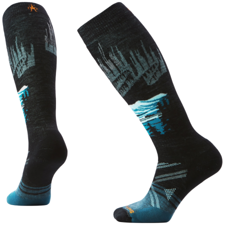 Chaussettes de ski Smartwool W Ski Full Cushion Alpine Auroras noir / bleu BLACK
