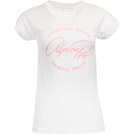 T-shirt femme Alpine Pro Dafka blanc