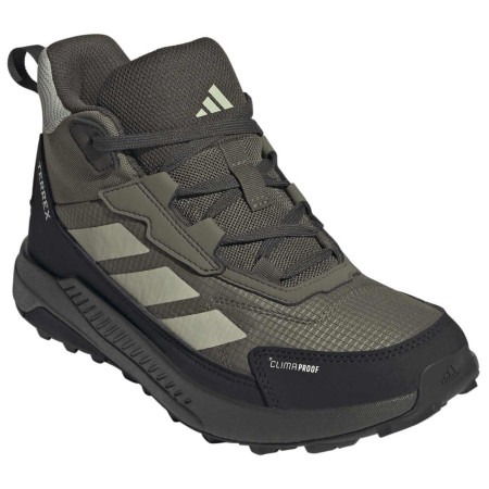 Chaussures enfant Adidas Terrex Anylander Mid Climaproof J Green
