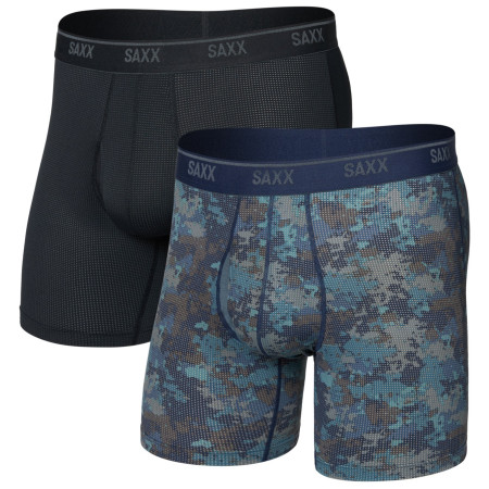 Caleçon homme Saxx Quest Quick Dry Mesh Boxer Brief Fly 2Pk