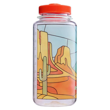 Bouteille Nalgene Wide Mouth 1l Clear Stained Glass