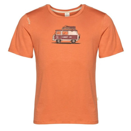T-shirt homme Chillaz Bozen Climber's Life orange Terracotta