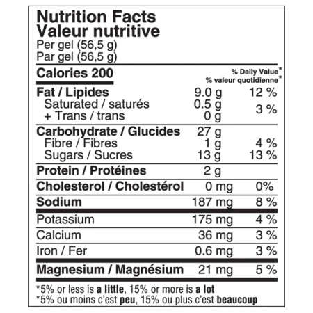 Gel énergétique Näak Salted Maple - Ultra Energy™ Gel