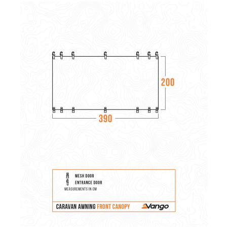 Auvent de caravane Vango Caravan Awning Front Canopy