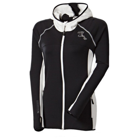 Sweat-shirt femme Progress Tiba noir / blanc Black/White