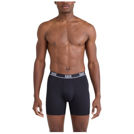 Caleçon Saxx Essential Perform Mesh Boxer Brf Fly 3Pk noir black