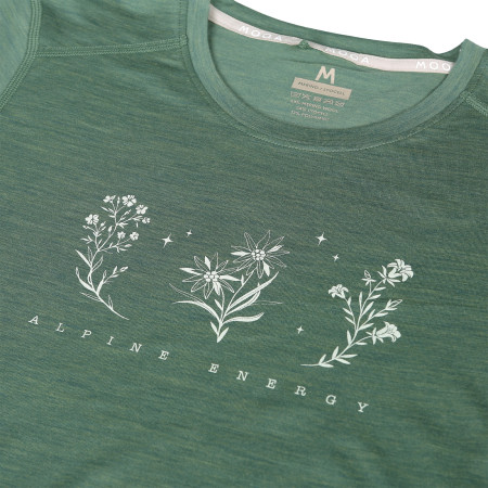 T-shirt femme MOOA Merino Lyolite Bloom 150 Short