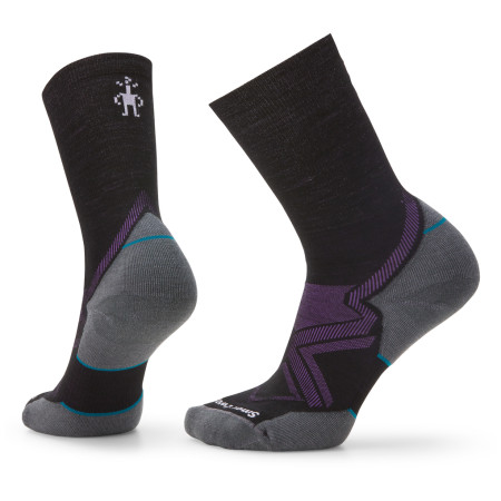 Chaussettes femme Smartwool W Run Cold Weather Targeted Cushion Crew noir / gris black