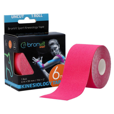 Bande kinésiologie BronVit Sport Kinesio Tape classic 5 cm x 6m