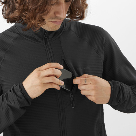 Sweat-shirt homme Salomon Essential Lightwarm FZ M