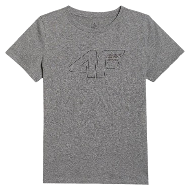 T-shirt enfant 4F Tshirt M2417 gris MIDDLE GREY MELANGE