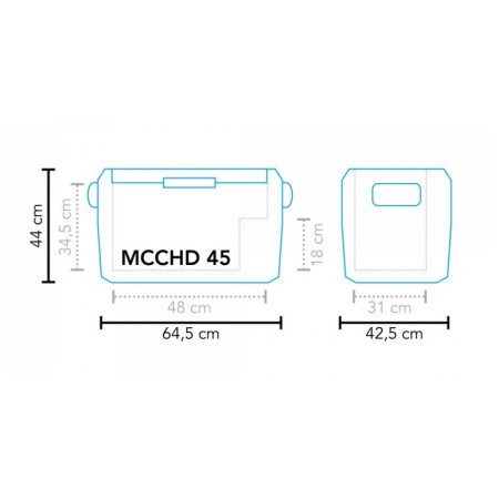 Réfrigérateur à compresseur Mestic Compressor MCCHD-45 AC/DC