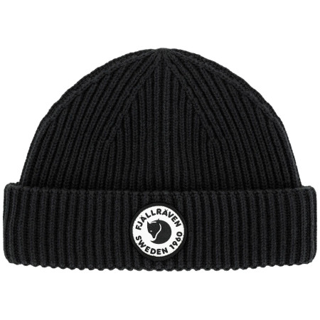 Bonnet d'hiver Fjällräven 1960 Lite Logo Hat noir Black