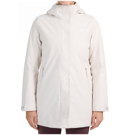 Manteau imperméable 4F Technical Jacket F1210 gris clair Cold Light Grey