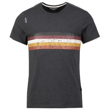 T-shirt homme Chillaz Stripes Grunge gris foncé anthrazit melange
