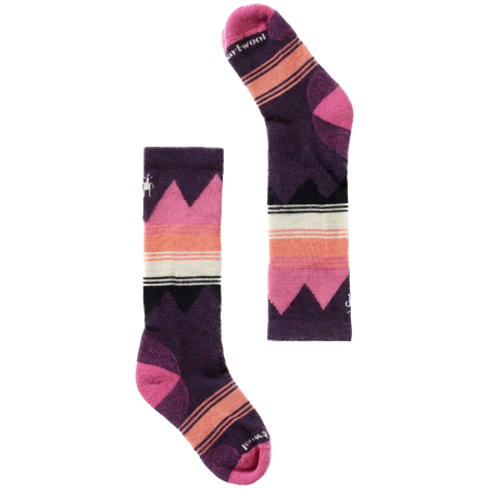 Chaussettes enfant Smartwool Kids' Ski Light Cushion OTC Socks violet Prple Ris