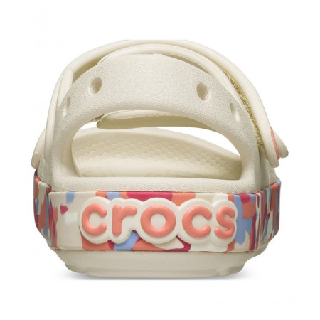 Sandales enfant Crocs Crocband Cruiser Glow Confetti Band Sandal Summit White/Guava