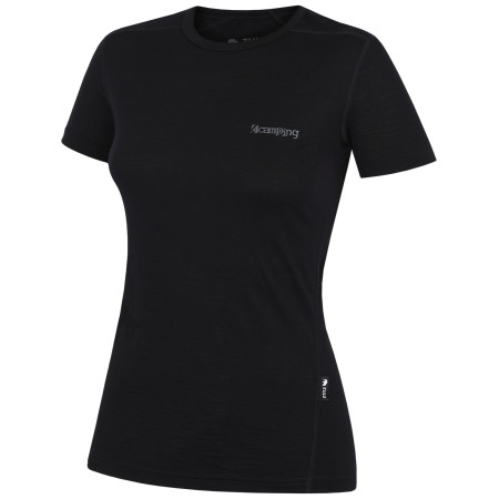 T-shirt femme Zulu Merino 160 Short 4C noir black