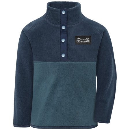 Sweatshirt enfant Didriksons Monte Kids Half Bu 6 Mountain Blue turquoise Mountain Blue
